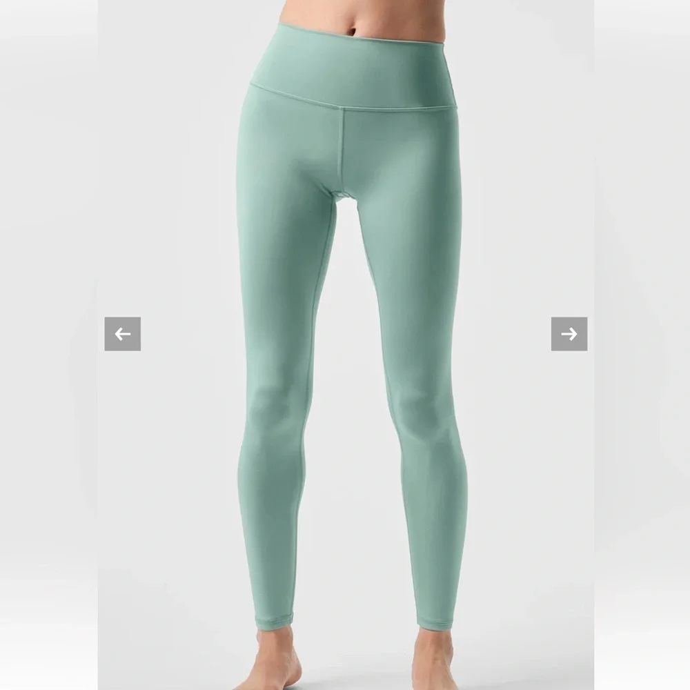 Alo Yoga 7/8 High-Waist Airlift Legging Green